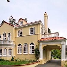 Exterior-Painting-in-Portlands-Washington-ParkWest-Hills-Restoring-a-Historic-Mediterranean-Home 3